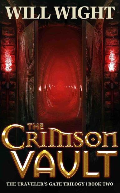 Cover of The Crimson Vault (The Traveler's Gate Trilogy)