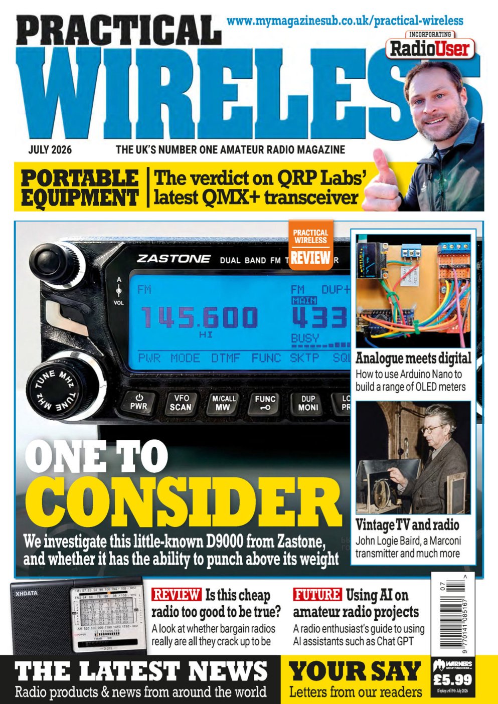 Cover of Practical Wireless July 2026