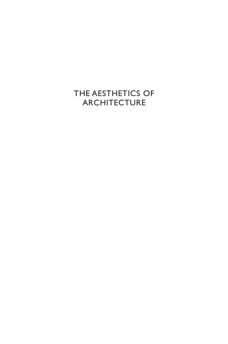 Cover of The Aesthetics of