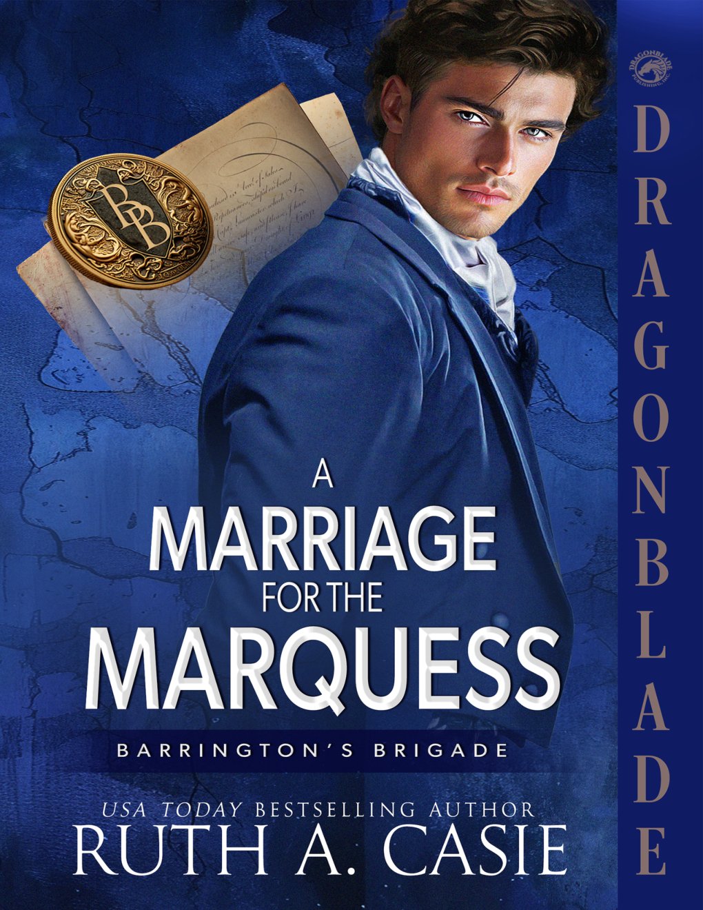 Cover of A Marriage for the Marquess: A Regency Historical Romance (Barrington’s Brigade Book 1)