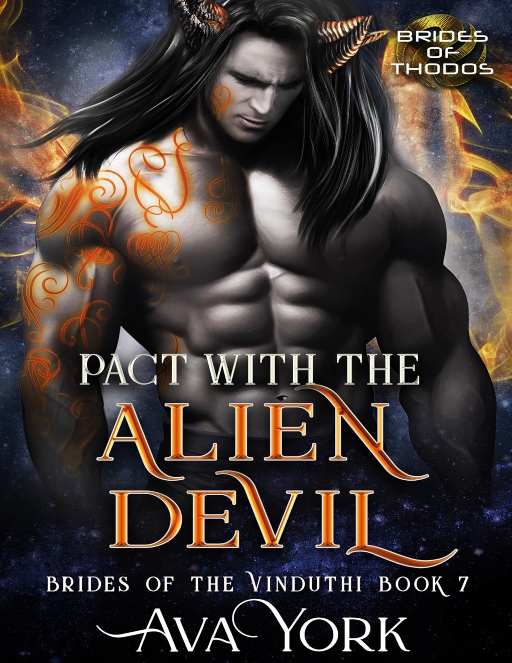 Cover of Pact with the Alien Devil (Brides of the Vinduthi Book 7)
