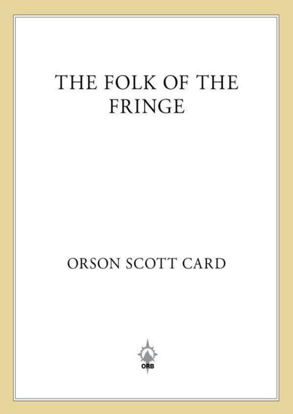Cover of The Folk of the Fringe