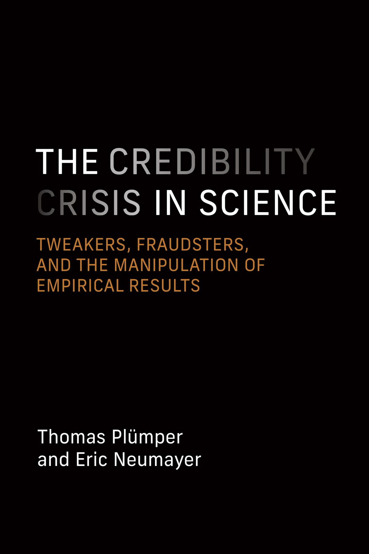 Cover of The Credibility Crisis in Science