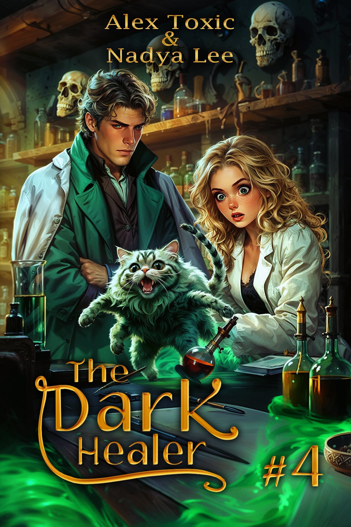 Cover of The Dark Healer (Book #4): A Historical Progression Fantasy Series