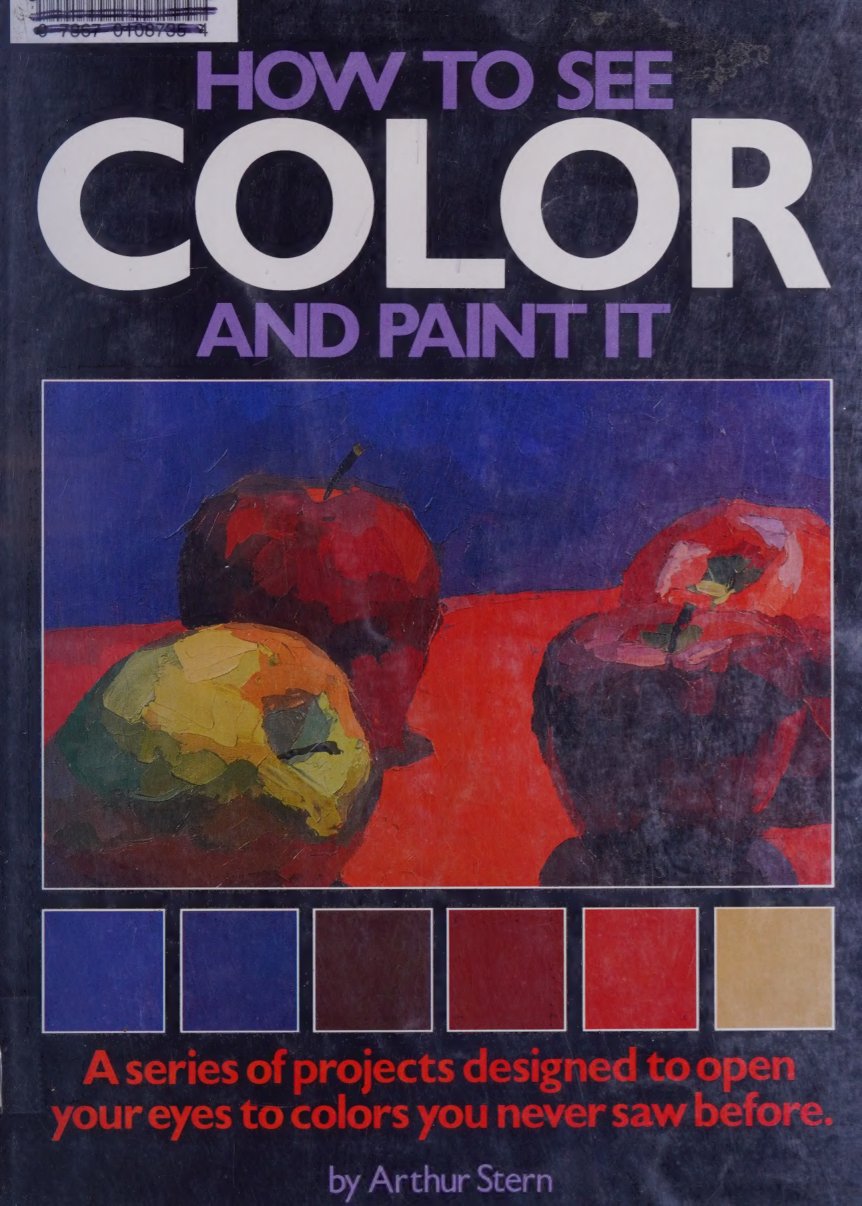 Cover of How to see color and paint it