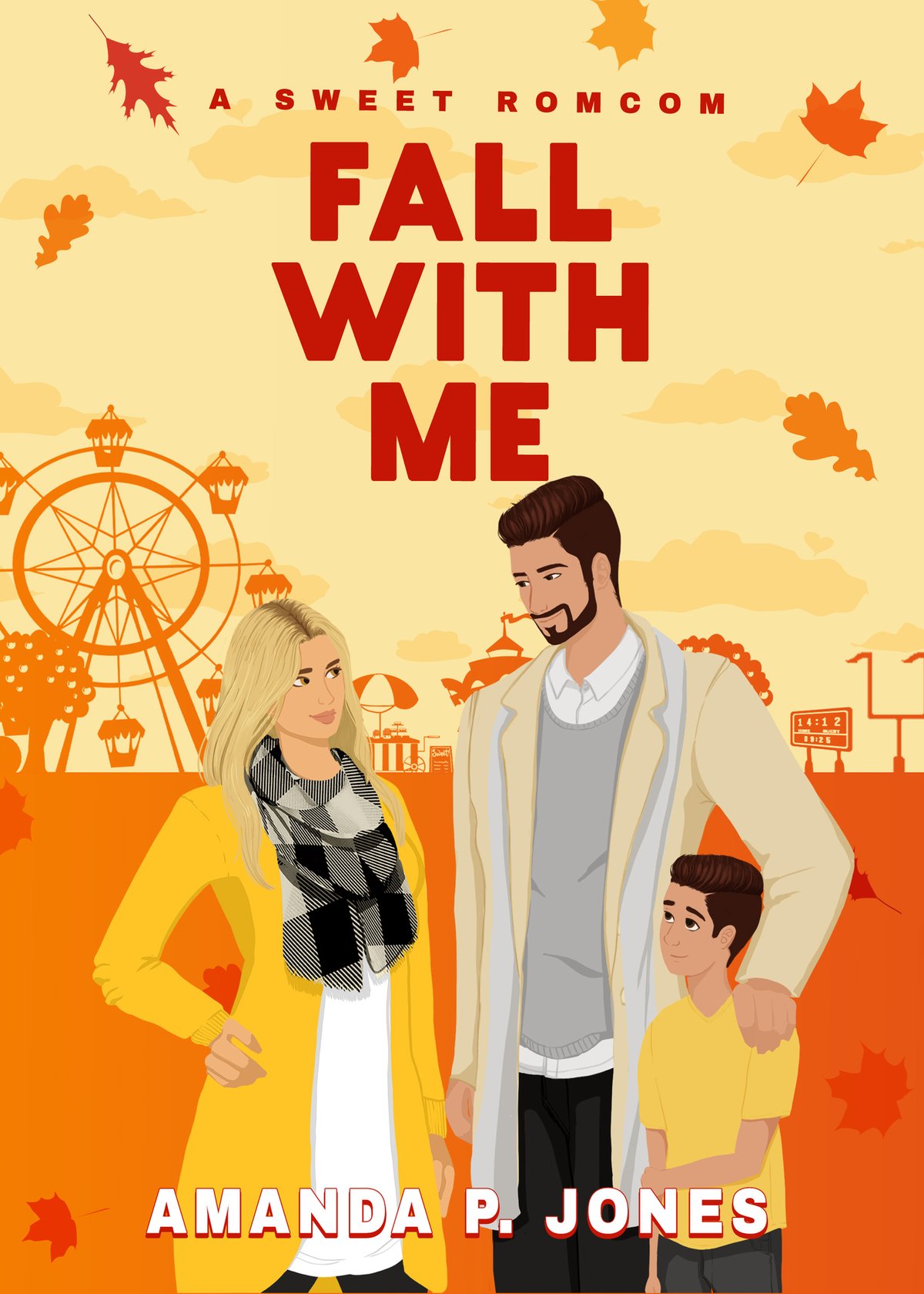 Cover of Fall With Me: A Sweet Single Dad Romcom