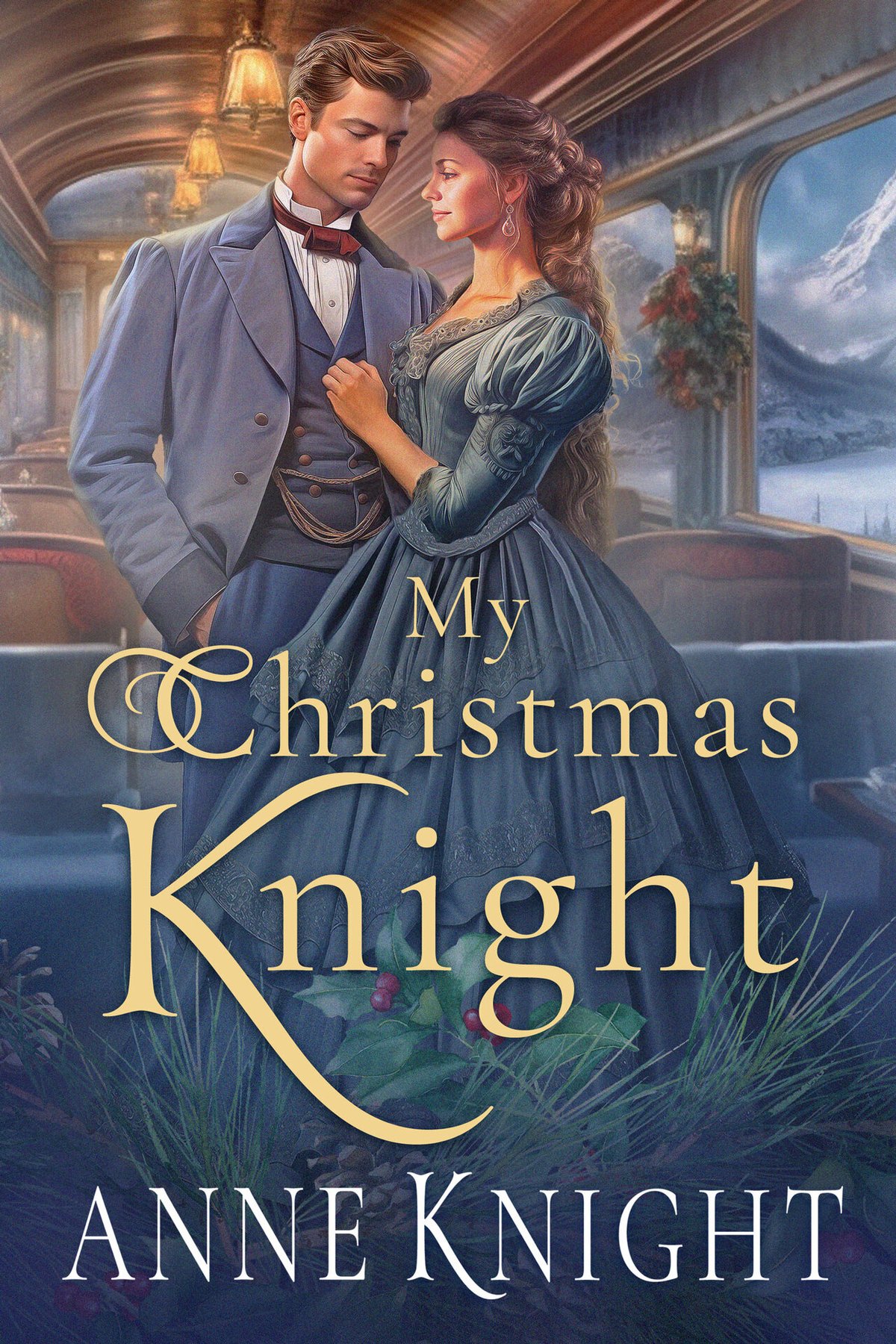 Cover of My Christmas Knight- a steamy Christmas novella (2023)