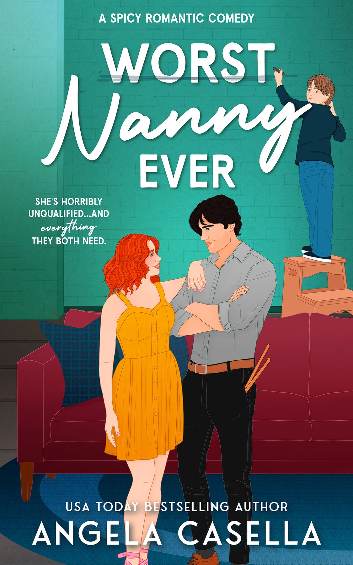 Cover of Worst Nanny Ever: A Spicy Romantic Comedy (Babes of Brewing - Spicy version Book 2)