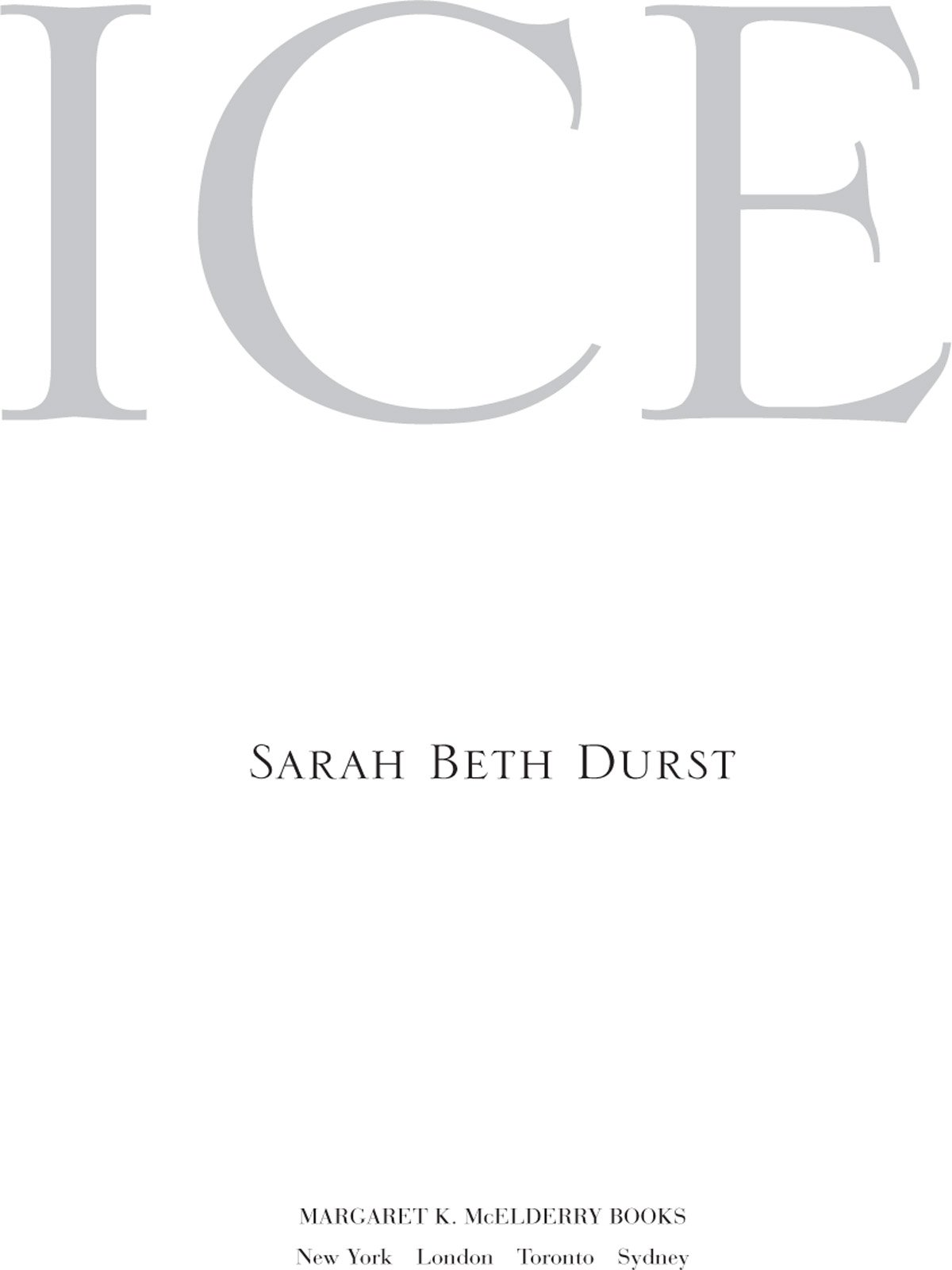 Cover of Ice (1949)