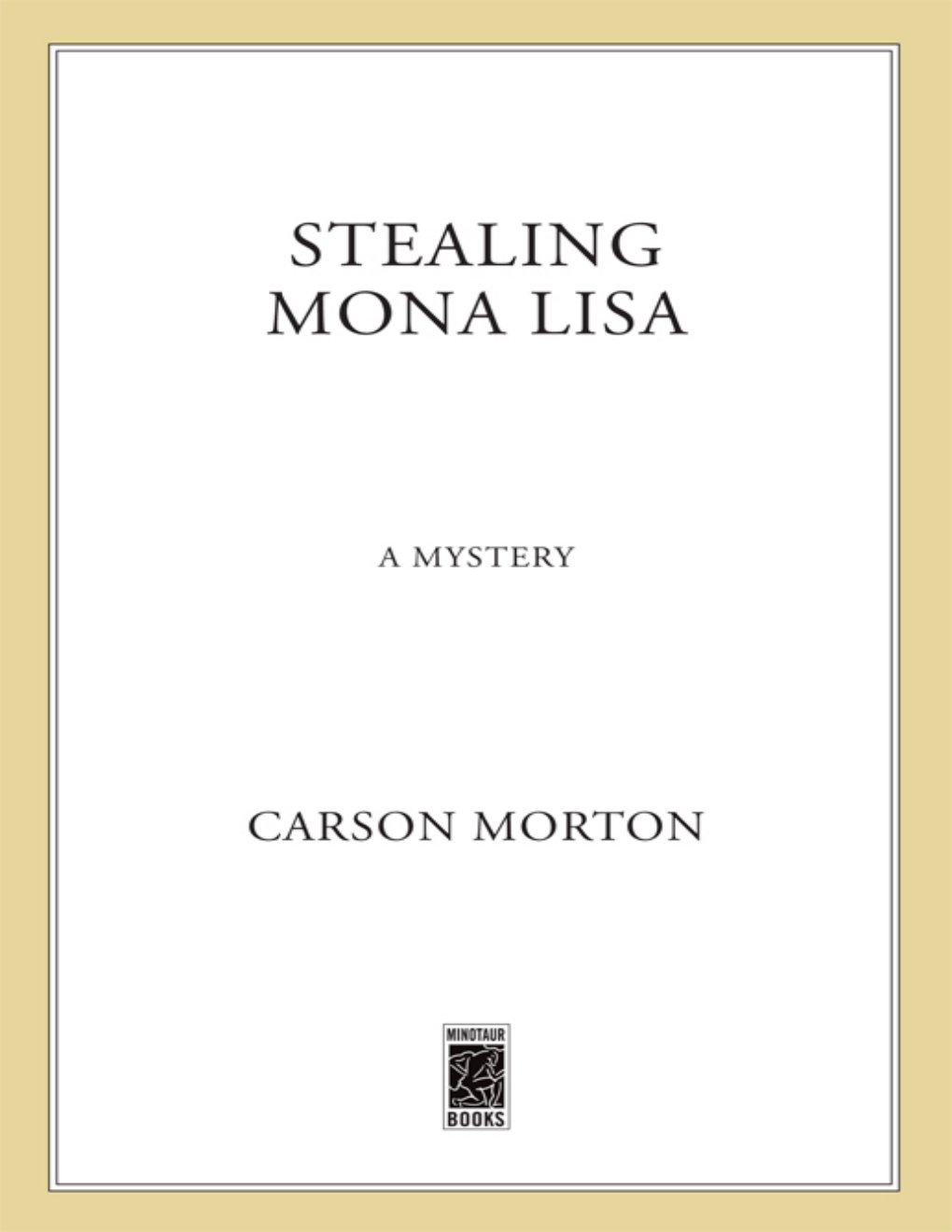 Cover of Stealing Mona Lisa