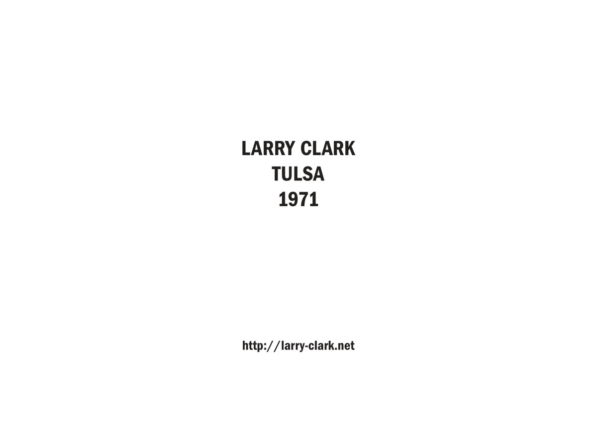 Cover of LARRY CLARK