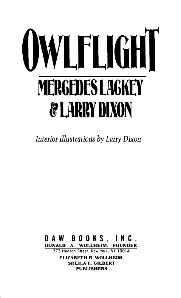 Cover of Owlflight (1998)