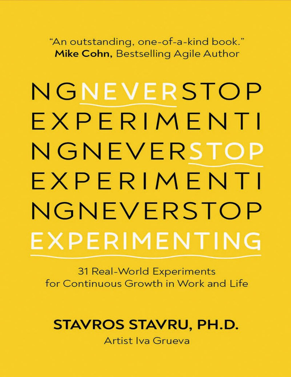 Cover of Never Stop Experimenting (1959)