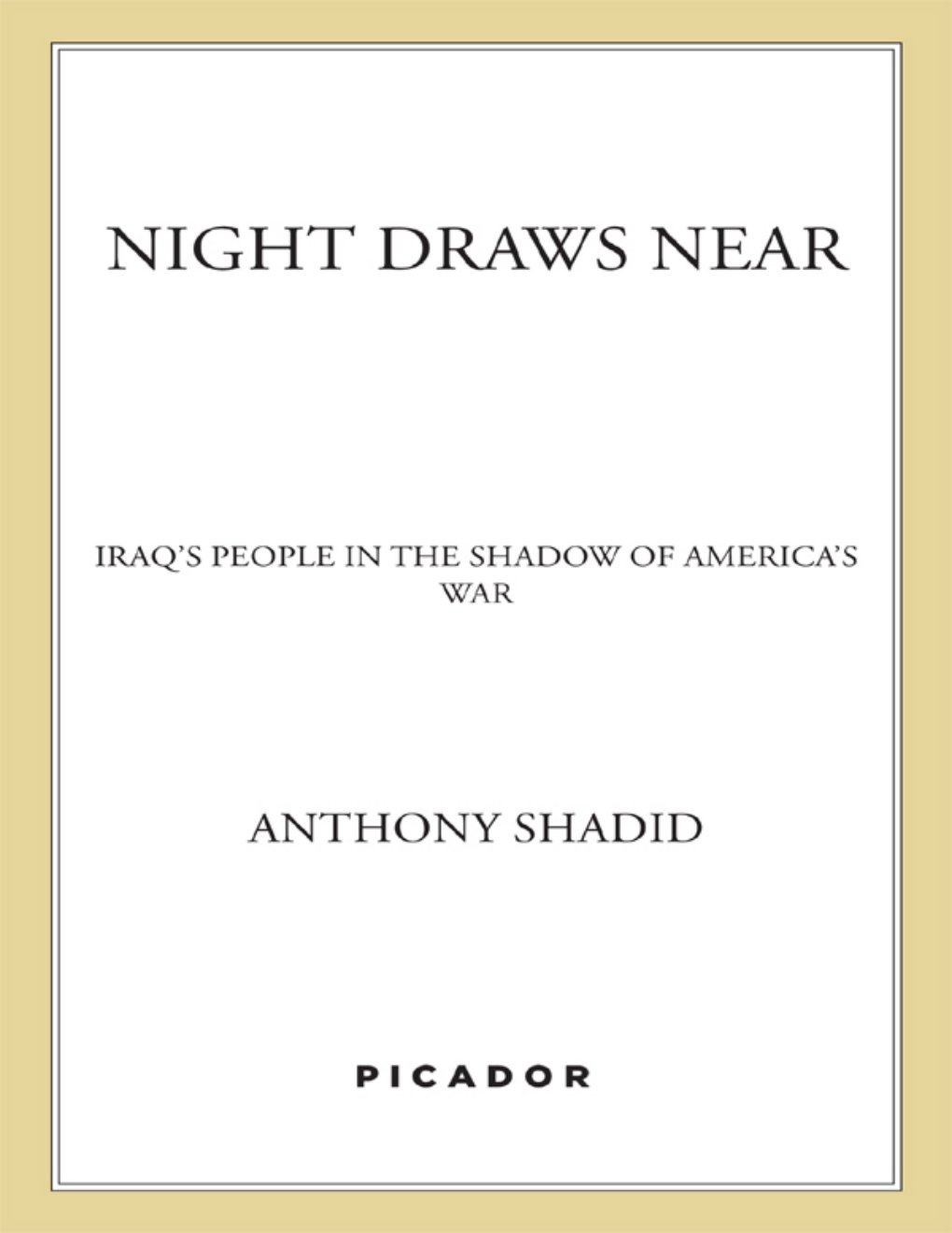 Cover of Night Draws Near