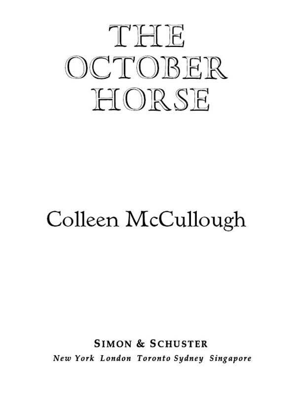 Cover of The October Horse: A Novel of Caesar and Cleopatra
