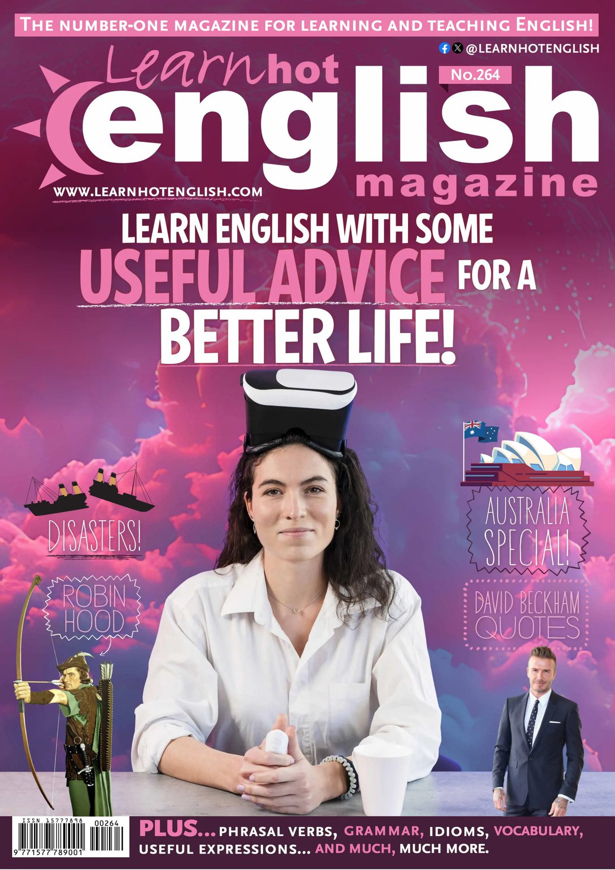 Cover of Learn Hot English 264 202