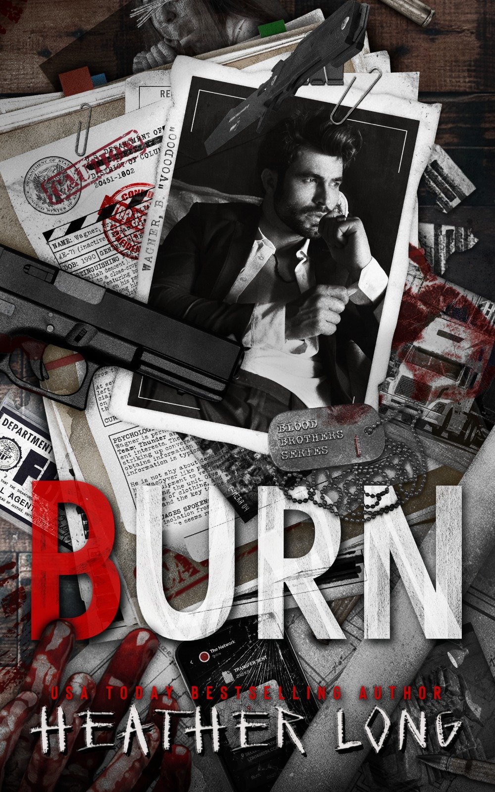 Cover of Burn (BLOOD Brothers Book 1)
