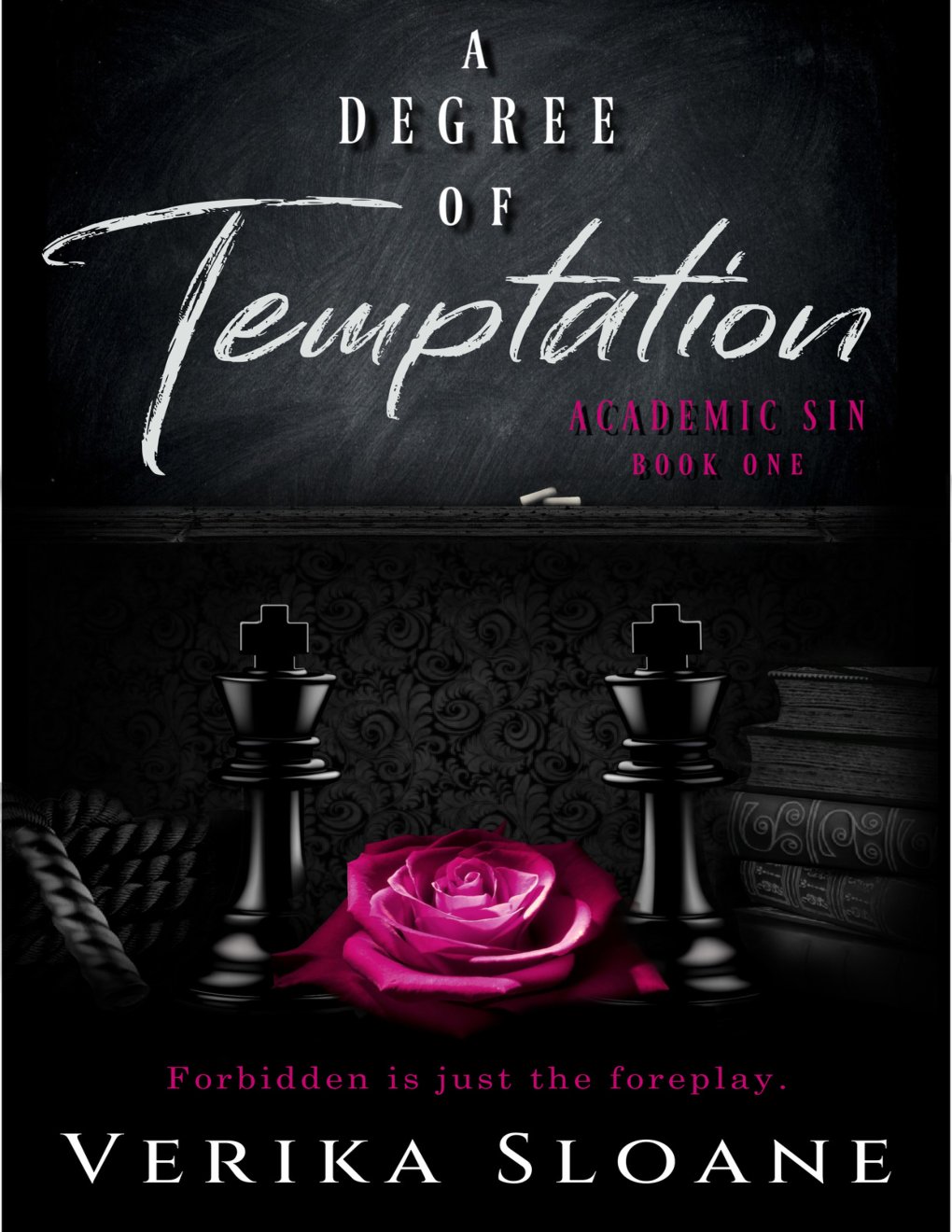Cover of A Degree of Temptation: An Age Gap, Professor/Student Romance (Academic Sin Series Book 1)