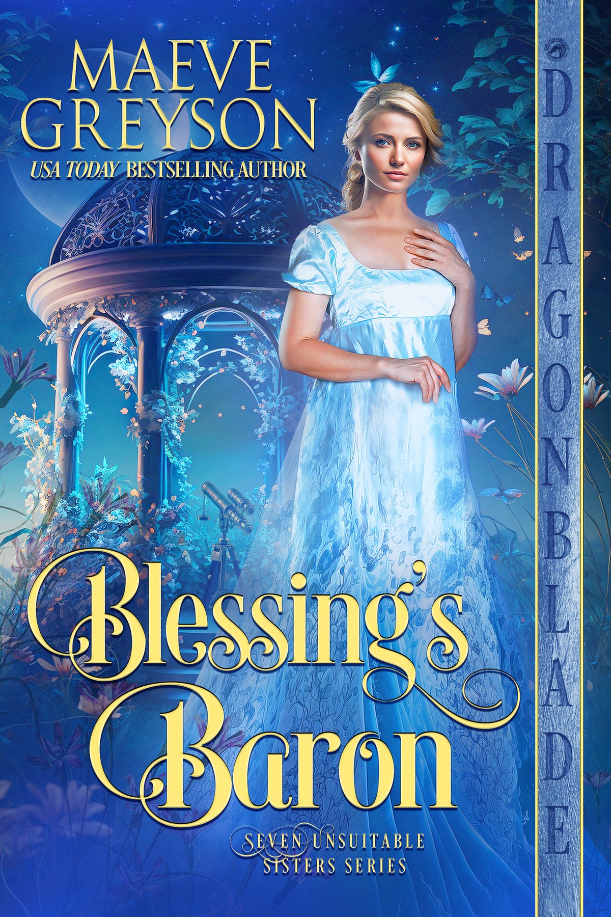 Cover of Blessing’s Baron- A Regency Historical Romance (2024)