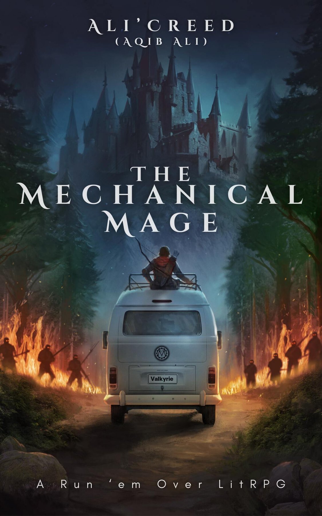 Cover of The Mechanical Mage: A Run 'em Over LitRPG
