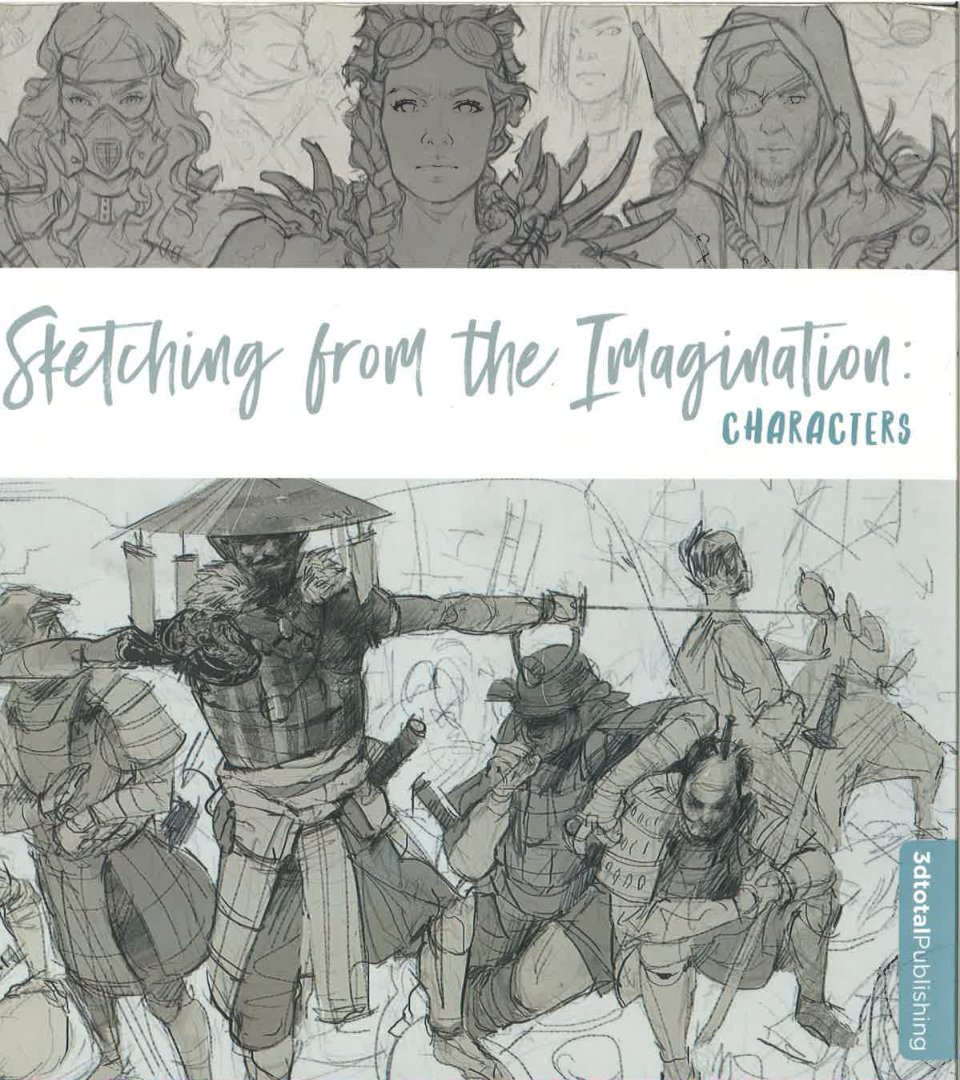 Cover of Sketching from the Imagination. Characters. 3dtotal publishing