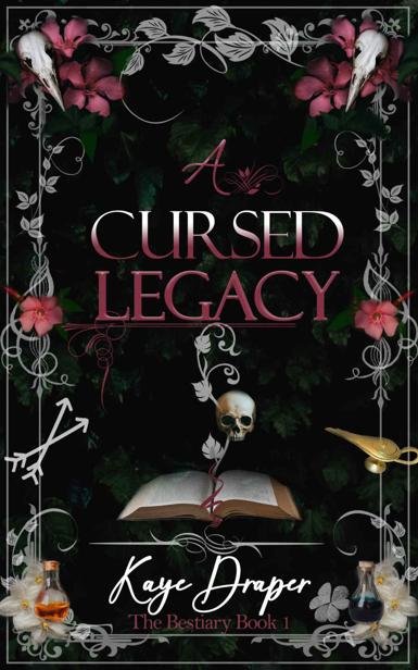 Cover of A Cursed Legacy: Poly Paranormal Romance (The Bestiary Book 1)