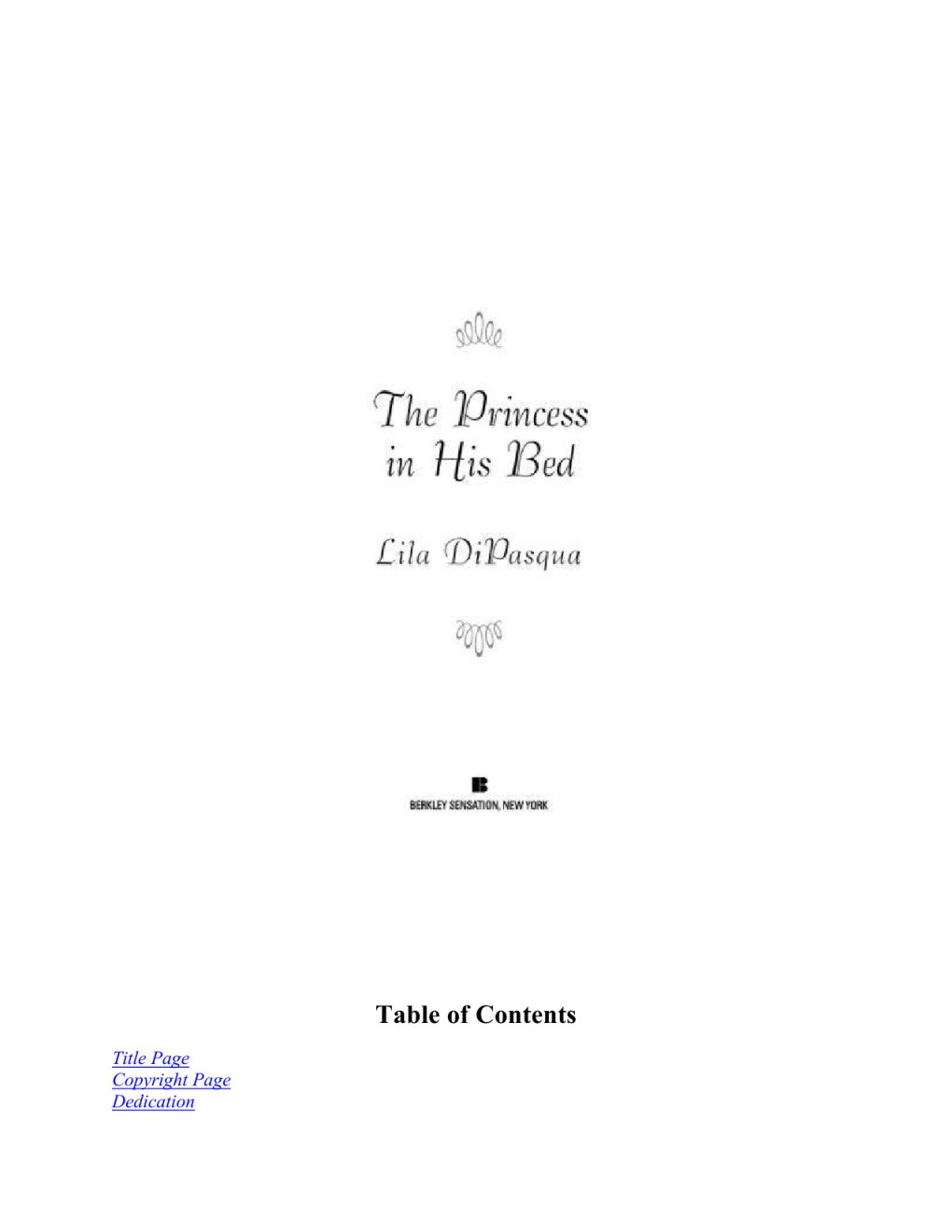 Cover of Lila DiPasqua