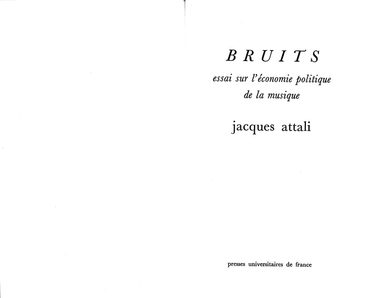 Cover of Bruits French Edition