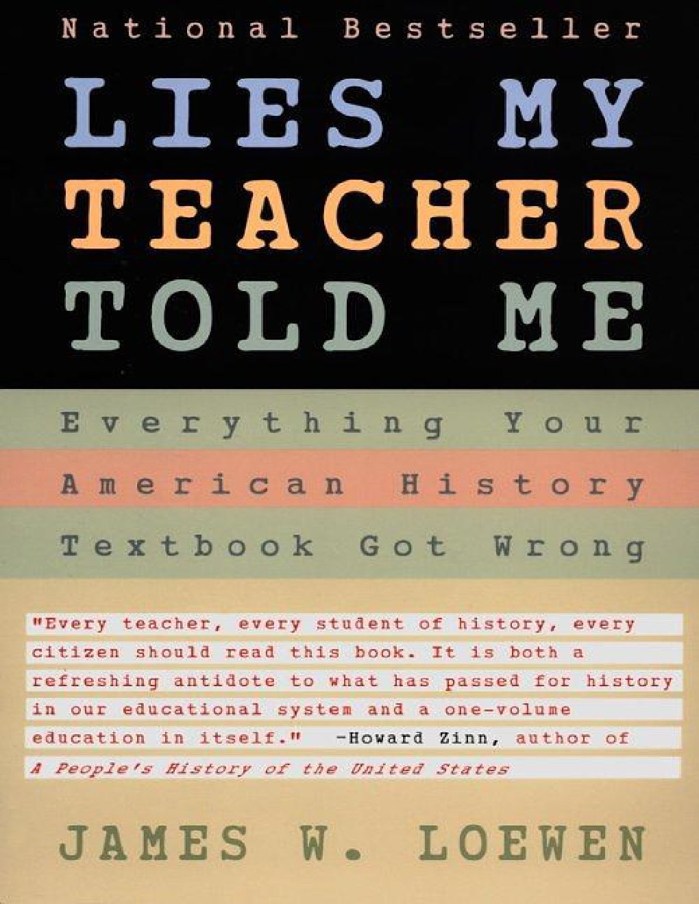 Cover of Lies My Teacher Told Me