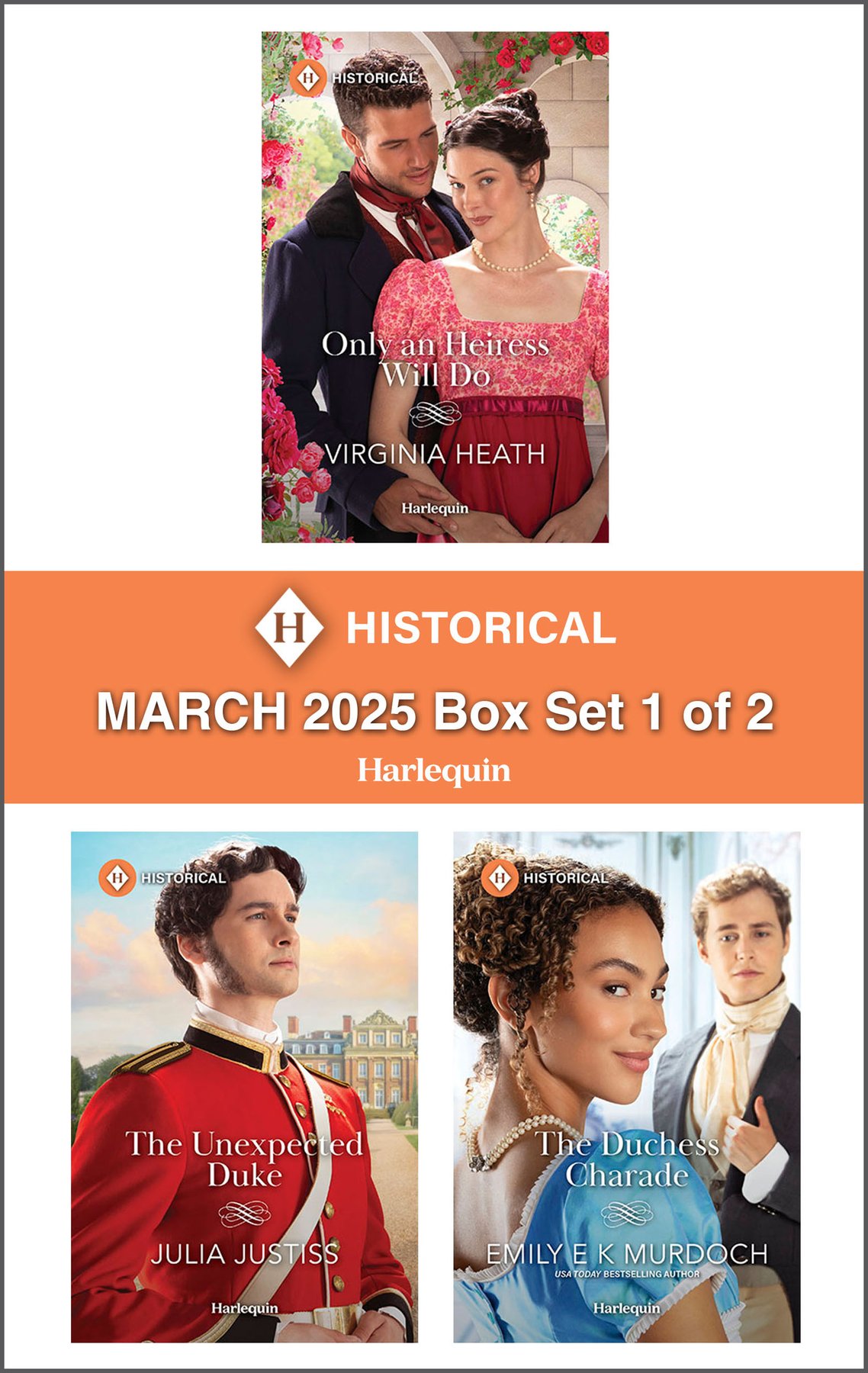 Cover of Harlequin Historical--March 2025--Box Set 1 of 2