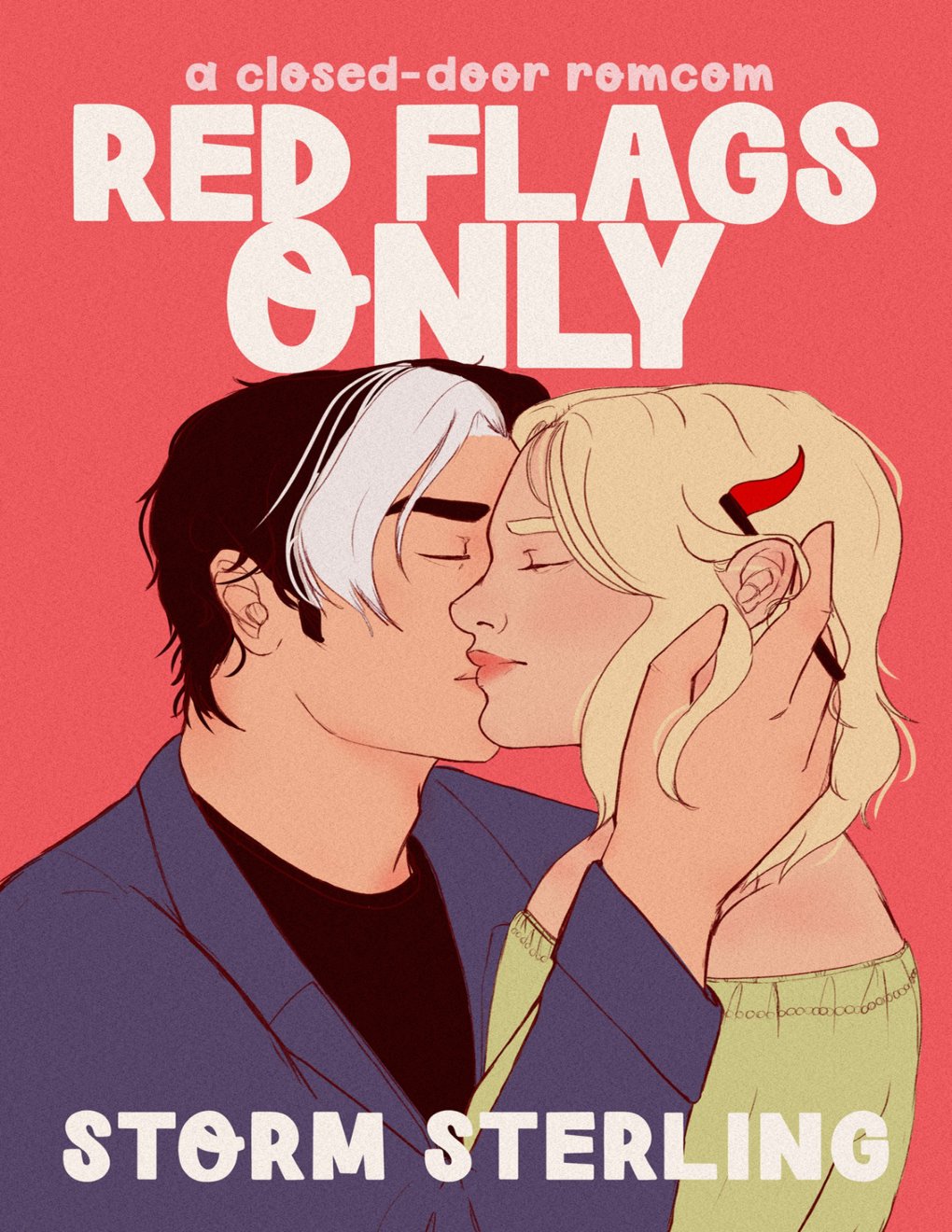 Cover of Red Flags Only: A Sweet Pen Pals Romcom