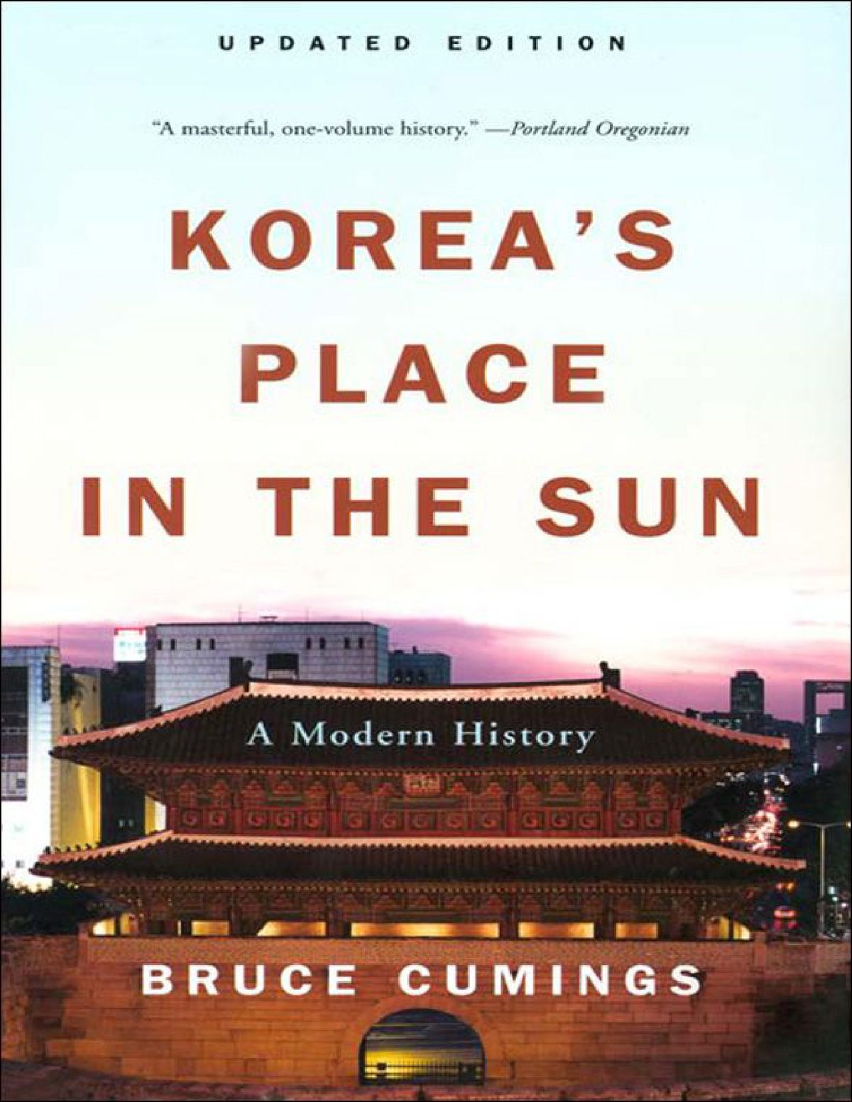 Cover of Korea's Place in the Sun- A Modern History (1469)