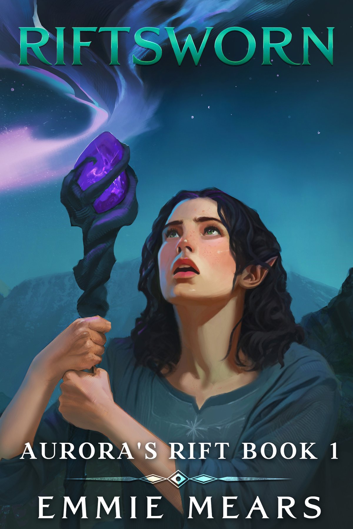 Cover of Riftsworn- A Progression Romantasy Adventure (2019)