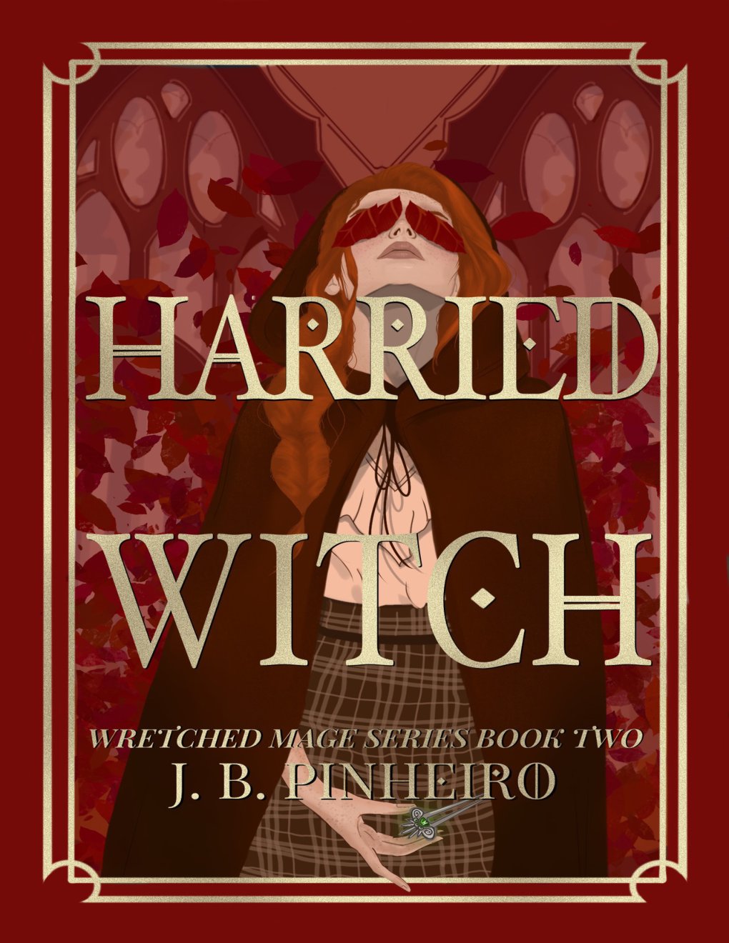 Cover of Harried Witch: The searing conclusion to the romantasy duology (Wretched Mage Series Book 2)