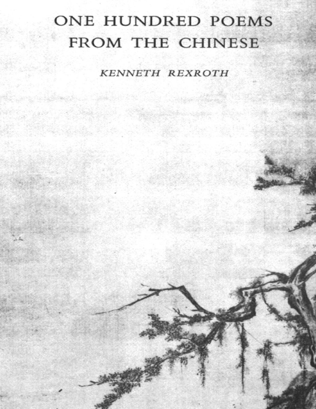 Cover of One Hundred Poems From the Chinese