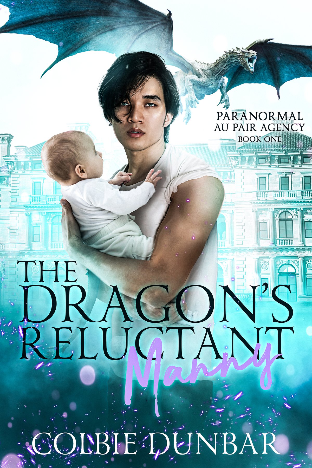 Cover of The Dragon's Reluctant Manny- An M-M Mpreg Shifter Romance (2026)