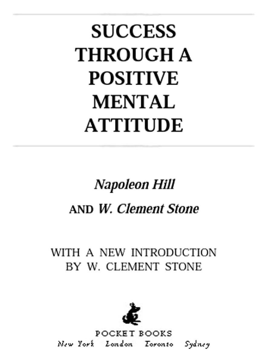 Cover of Success Through A Positive Mental Attitude