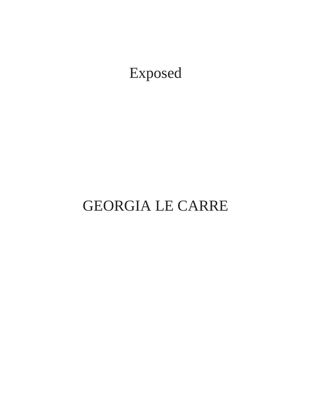 Cover of Exposed