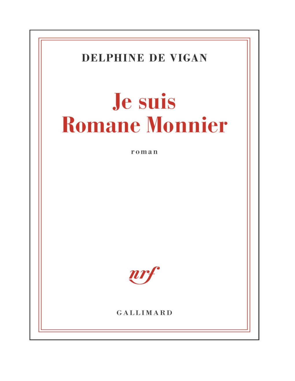 Cover of Je suis Romane Monnier