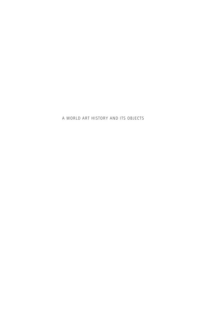 Cover of A World Art History and Its Objects
