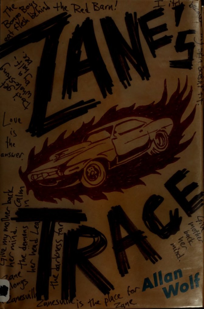 Cover of Zane's trace