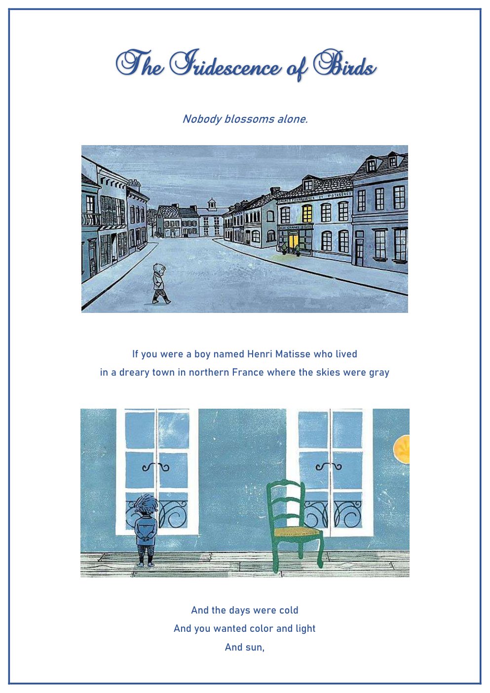 Cover of Nobody blossoms alone