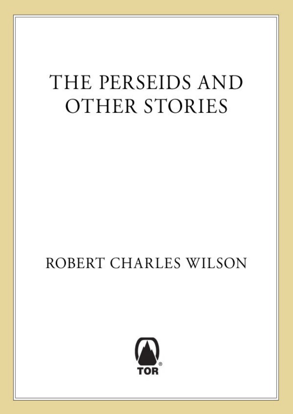 Cover of The Perseids and Other Stories