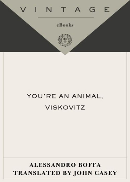 Cover of You're an Animal, Viskovitz