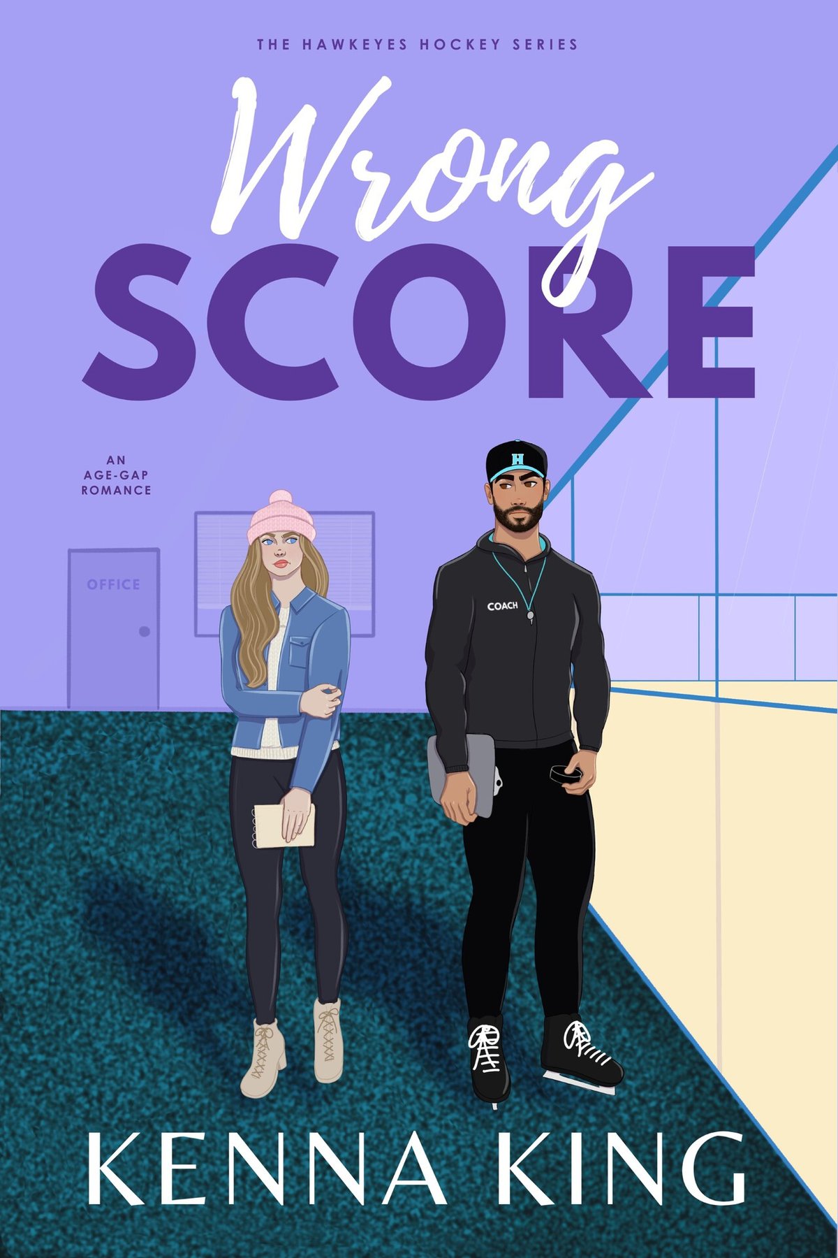 Cover of Wrong Score: An Age Gap Hockey Romance