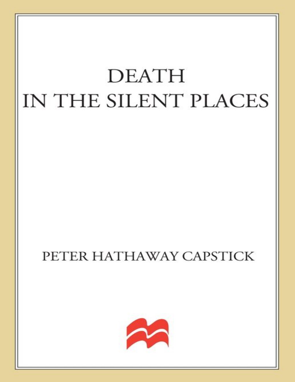 Cover of Death in the Silent Places