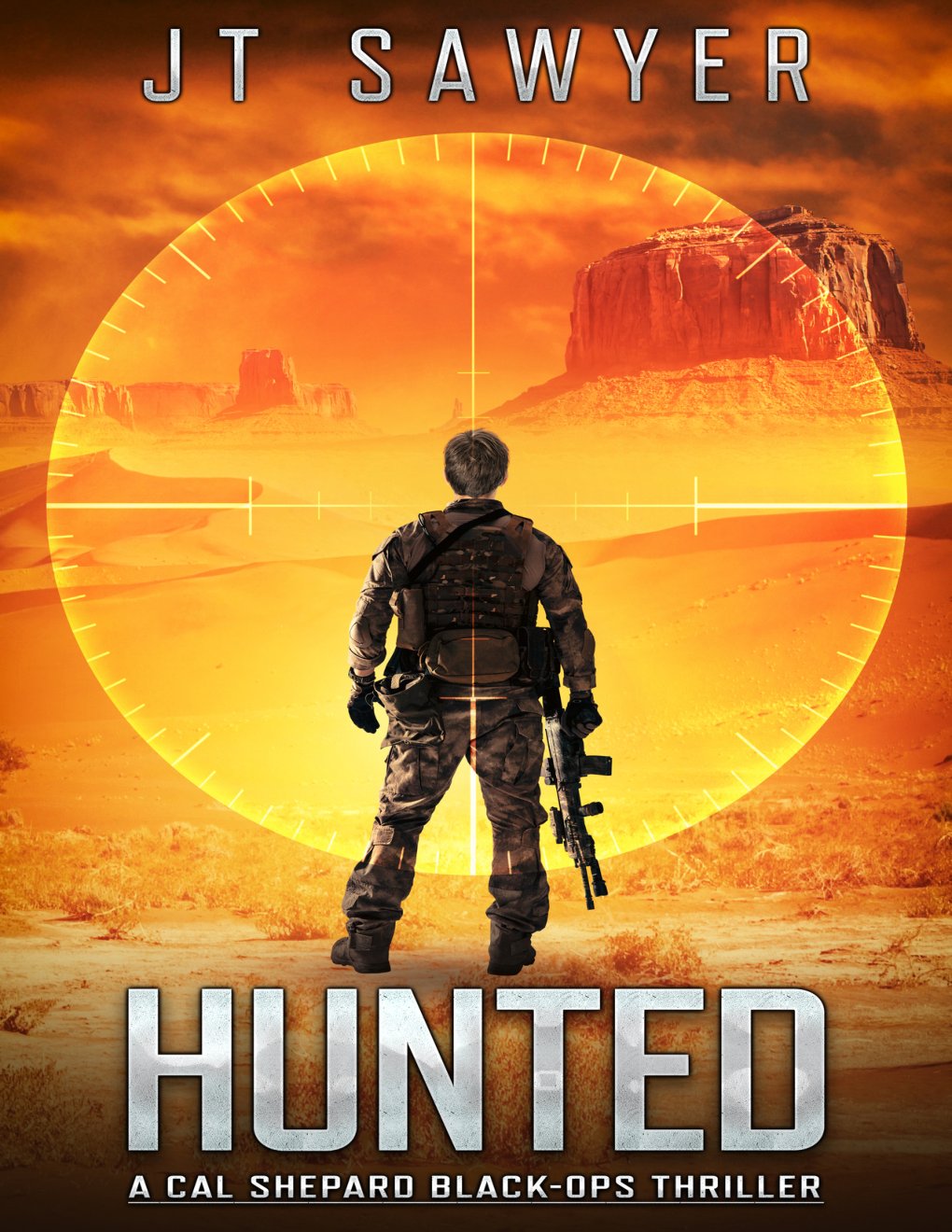 Cover of HUNTED: A Cal Shepard Black-Ops Thriller