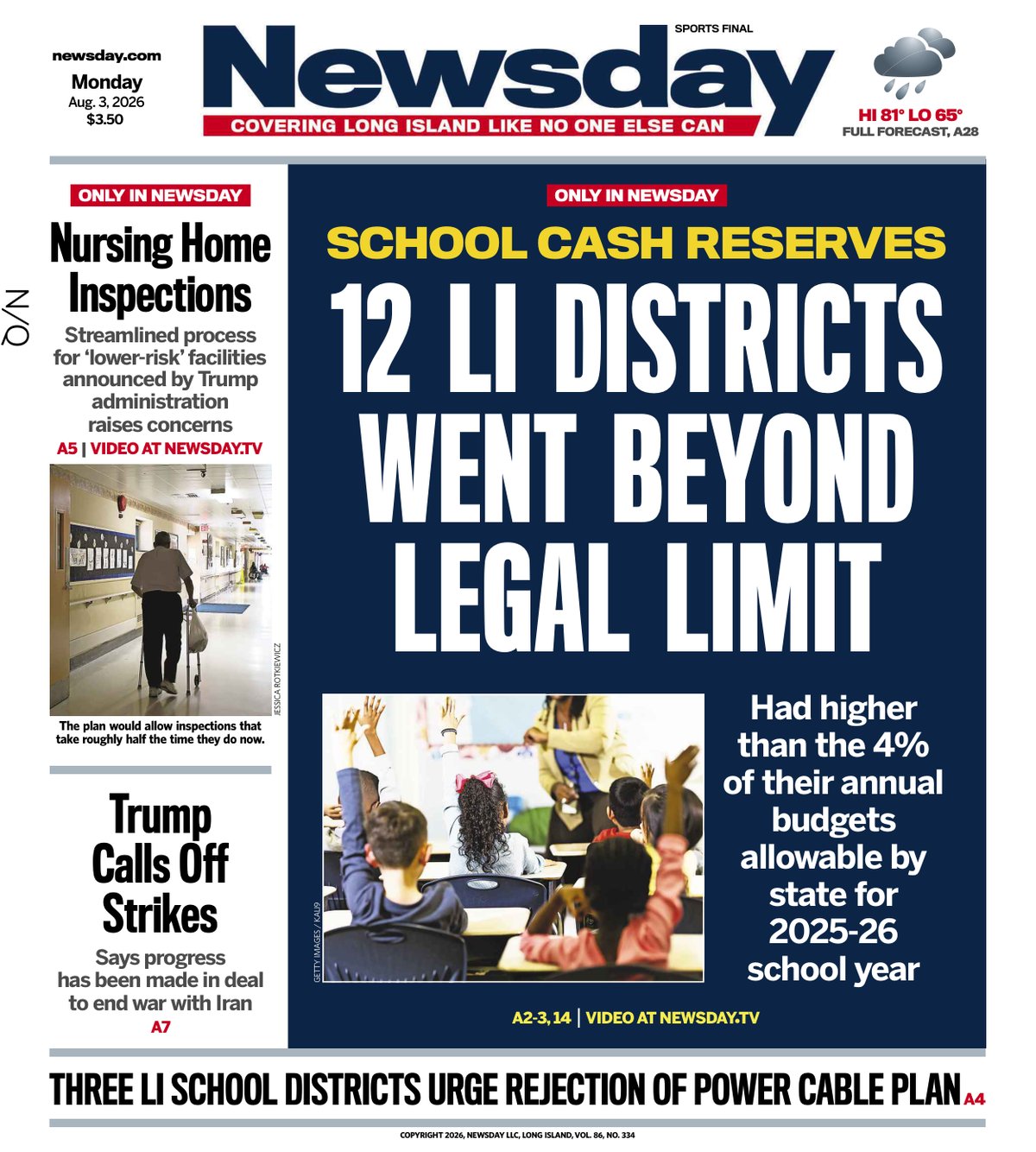 Cover of 12 LI DISTRICTS