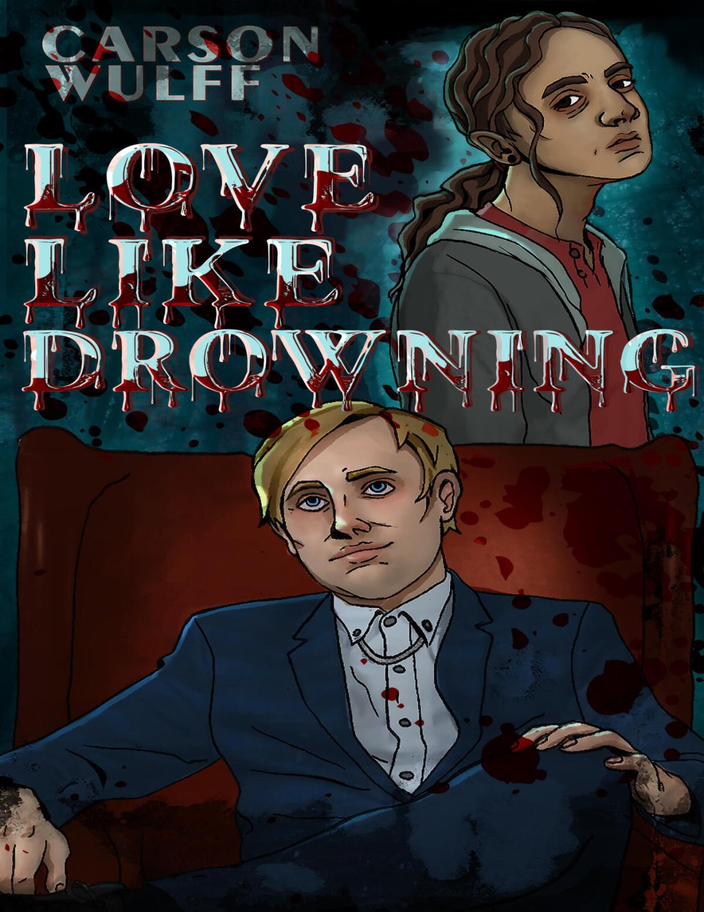 Cover of Love Like Drowning: An MM dark romance