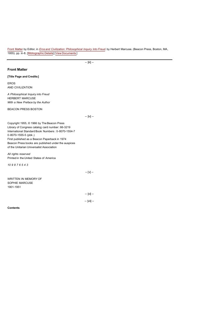 Cover of Front Matter